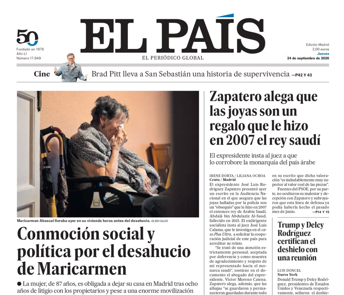 La Spagna senza casa e senza pace